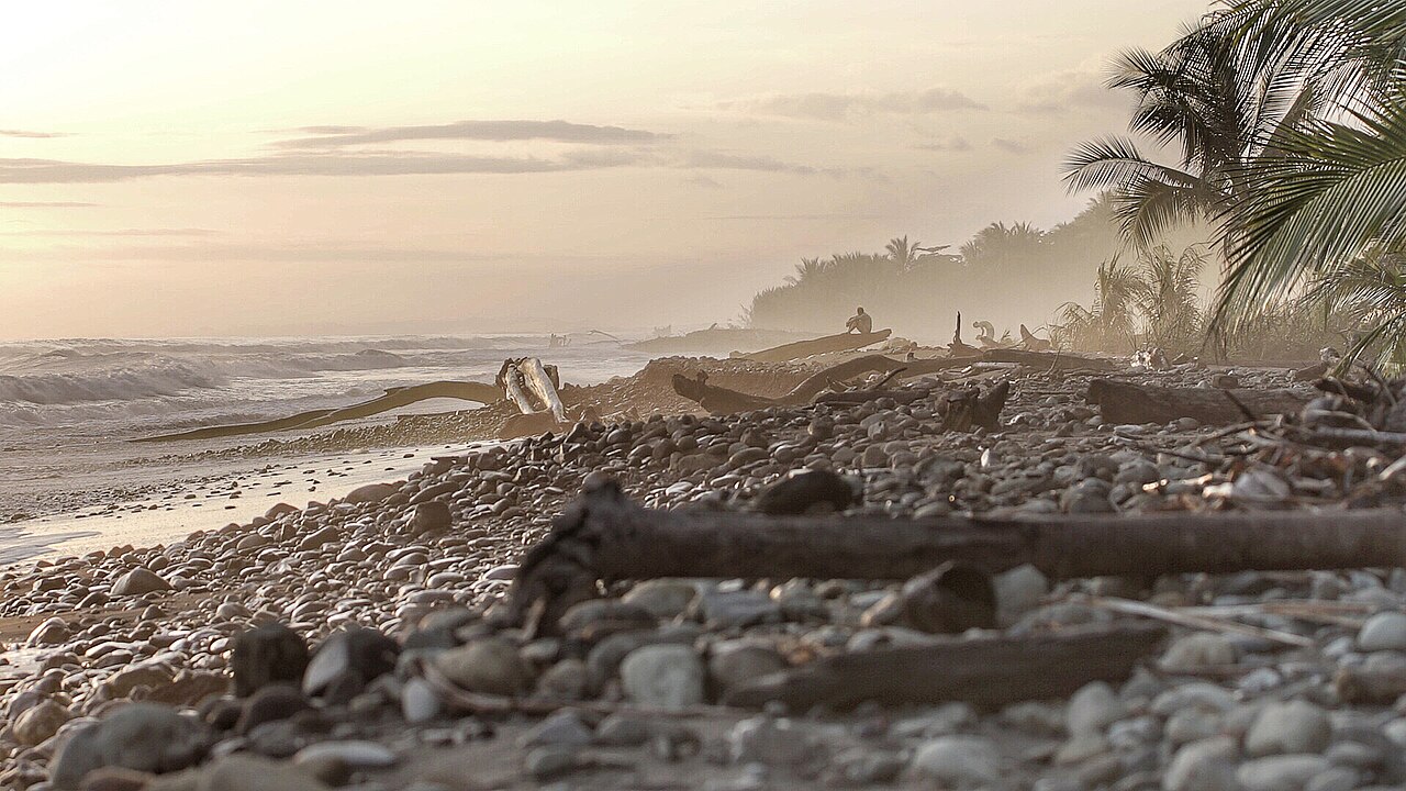 Playa Dominical at sunset